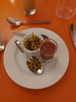 Amuse bouche at La Clairière in La Petite-pierre