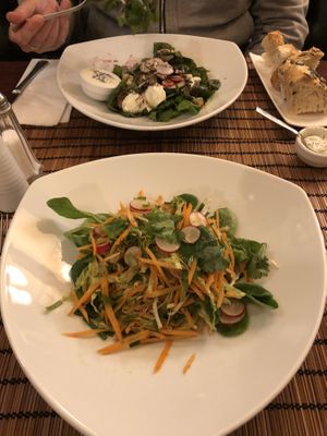 Vegan Thai style salad at La Clairière in La Petite-pierre