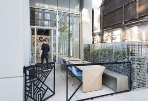 Enjoy our shaded patio at Thor Espresso Bar in Toronto