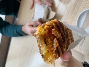 Breakfast Burrito at Thor Espresso Bar in Toronto