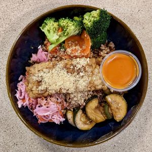 Tempeh Rice Bowl at Haakon - KINEX in Central Singapore