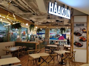 Restaurant interior at Haakon - KINEX in Central Singapore
