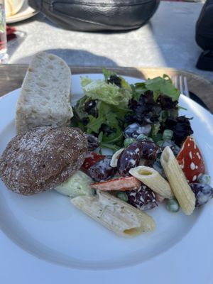 Pasta salad (vegan)   at Cafe Lasipalatsi in Helsinki