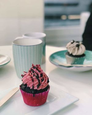 Cupcakes and coffee at Bake My Day in Copenhagen