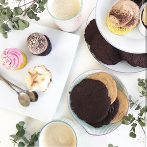 Cookies, cupcakes and coffee at Bake my Day at Bake My Day in Copenhagen