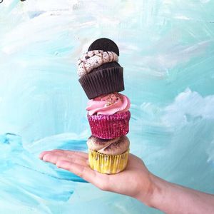 Such a colorful and nice place at Bake My Day in Copenhagen