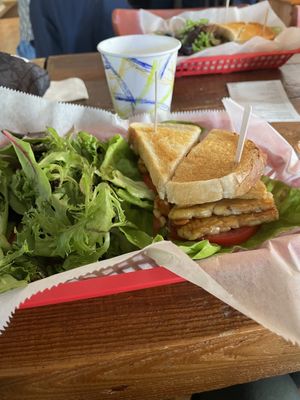 Vegan BLT with greens  at Mellow Minded in Harrisburg