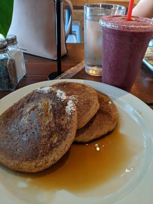 Quinoa pancakes at Mellow Minded in Harrisburg