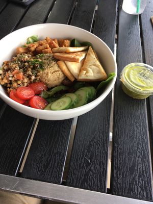 vegetarian salad with tofu and cilantro-lime vinaigrette  at Kayak Kafe - Midtown in Savannah