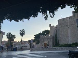 Lovely view too  at Snogu Wok Bar in Dubrovnik
