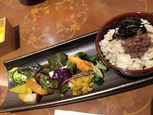 Lunch plate  at Bananeira in Yokohama