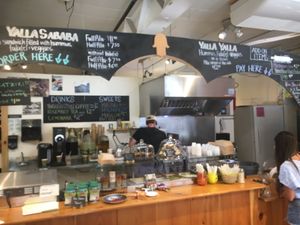 Counter at Yalla Vermont in Brattleboro