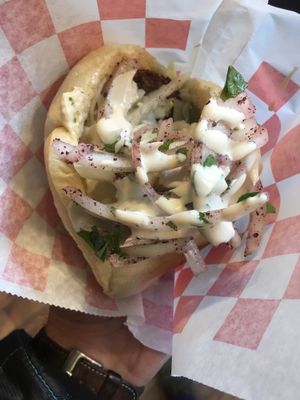 Falafel  at Yalla Vermont in Brattleboro