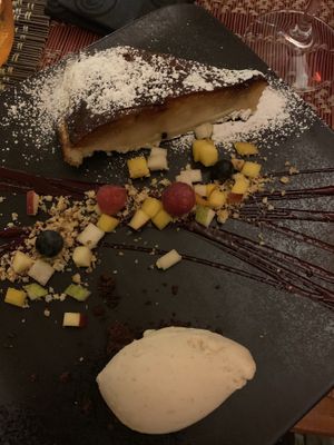 tart  at Terra Restaurant in Sagres