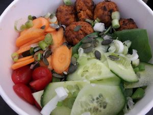 Buddha bowl at The Pantry in Leicester