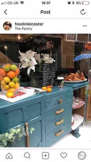 display at The Pantry in Leicester