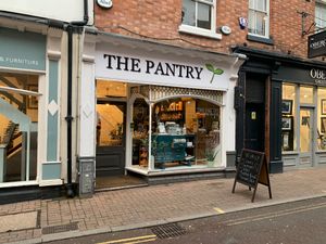 Shopfront at The Pantry in Leicester