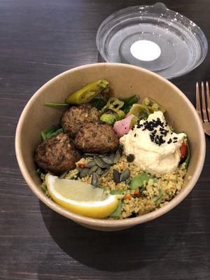 Falafel &Hummus Buddha Bowl  at The Pantry in Leicester