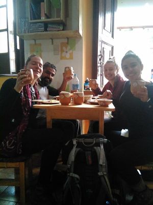 Ancestral drink at KIPI Natural in Latacunga