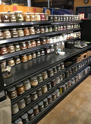 Bulk spices at Just Food Co-op in Northfield