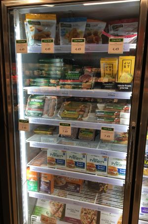 Plant-based meats and JUST Egg at Just Food Co-op in Northfield