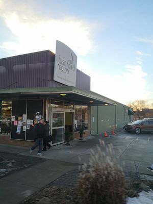 Side view at Just Food Co-op in Northfield