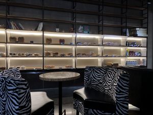 Pastry selection wall. at Milhanjum 밀한줌 - Jungang Station in Busan