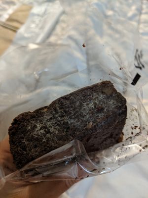 Mouldy brownie :( at Milhanjum 밀한줌 - Jungang Station in Busan