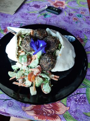Falafel pita at Everflow in Koh Chang