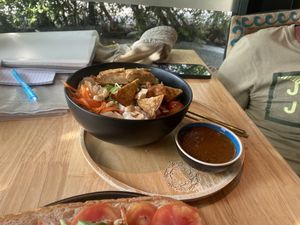 Tempeh salad   at Everflow in Koh Chang