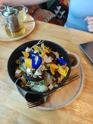 Nutty Salad + Vegan Feta at Everflow in Koh Chang