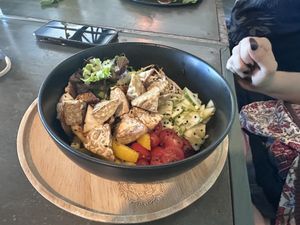 Korean rice bowl  at Everflow in Koh Chang