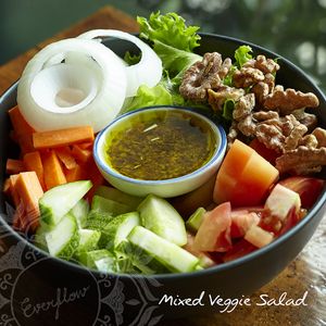 Mixed Veggie Salad at Everflow in Koh Chang
