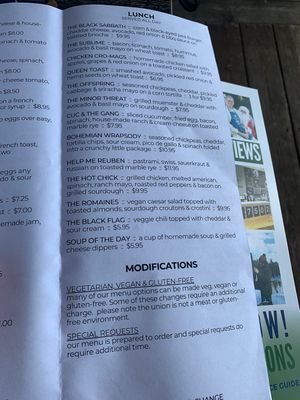 Vegan options  at The Union Market & Gallery in Tuckerton