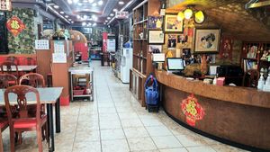 interior of location - view towards the counter at Taehwawon 태화원 in Incheon