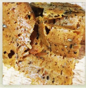 Homemade seitan doner kebab at Karmic Cakery in Berwick-upon-tweed