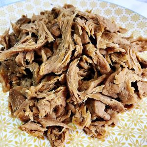 Homemade shredded chickwheat  at Karmic Cakery in Berwick-upon-tweed