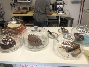 Cake selection !  at Karmic Cakery in Berwick-upon-tweed