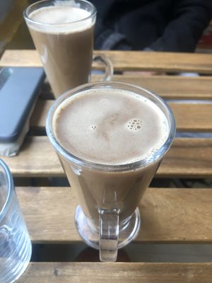 Chai latte, recommended   at Karmic Cakery in Berwick-upon-tweed