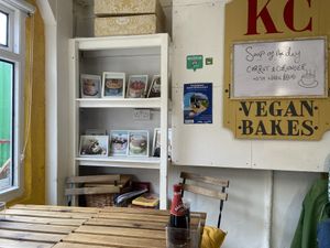 Inside  at Karmic Cakery in Berwick-upon-tweed