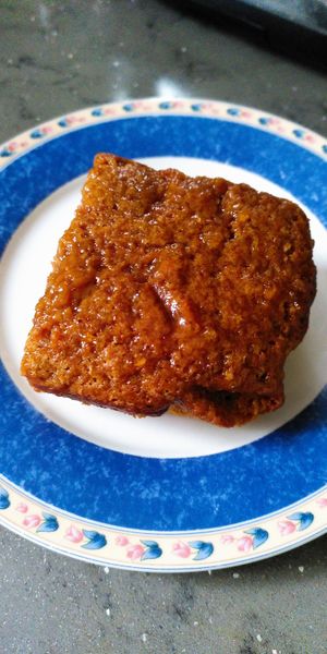 Sticky ginger cake at Karmic Cakery in Berwick-upon-tweed