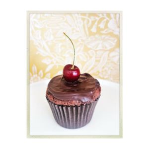 Choc cherry muffin at Karmic Cakery in Berwick-upon-tweed