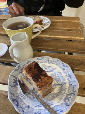 Cake to share  at Karmic Cakery in Berwick-upon-tweed
