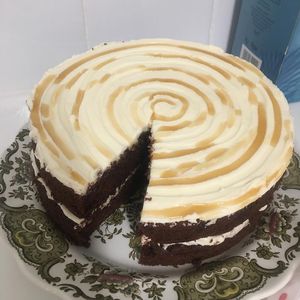 One of the opening event cakes (from social media) at Karmic Cakery in Berwick-upon-tweed