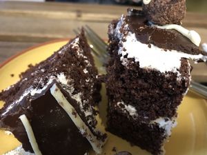 Choc mocha cake  at Karmic Cakery in Berwick-upon-tweed