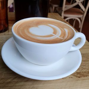 I'm surprised that they charge extra for Soy but very good coffee ☕️ at The Ambitious Act in South Melbourne