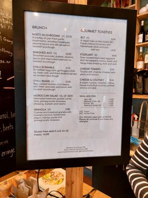 Many vegan options, uses vegan cheese at The Ambitious Act in South Melbourne