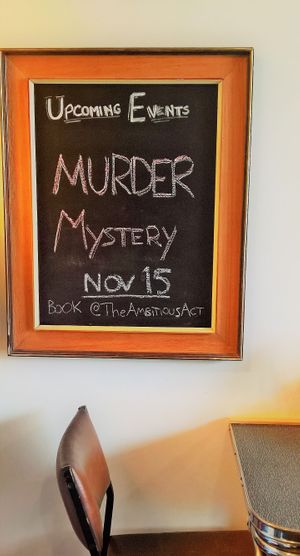 The Ambitious Act upcoming event: Murder Mystery night on 15nov2019. at The Ambitious Act in South Melbourne