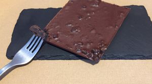 Vegan chocolate tart 👍 at Il Fornaccio in Arzua