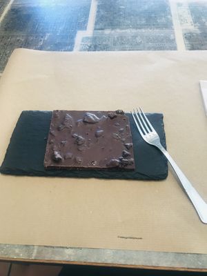 Chocolate cake at Il Fornaccio in Arzua